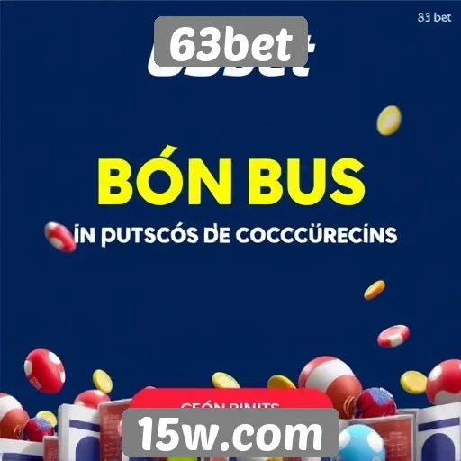 Plataforma 63bet apresenta bônus atrativos para novos usuários